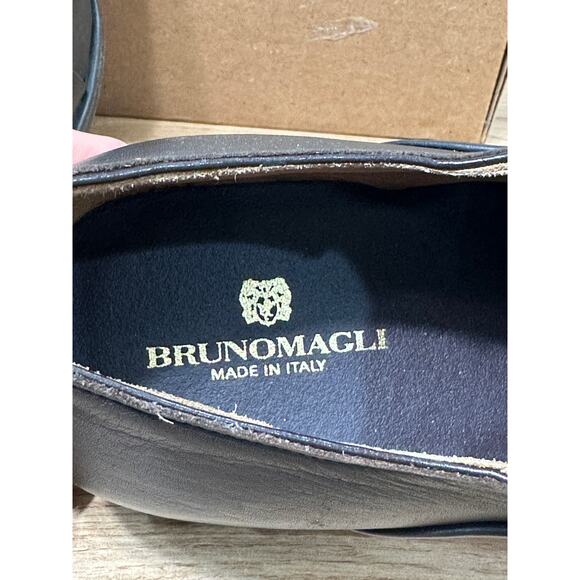 Bruno Magli Locascio Cap-Toe Oxford Dress Shoe Dark Brown Leather Size 11 NWOT - Picture 10 of 14